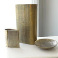 GLOBAL VIEWS LINEN ROUND TRAY - Decorative Accents