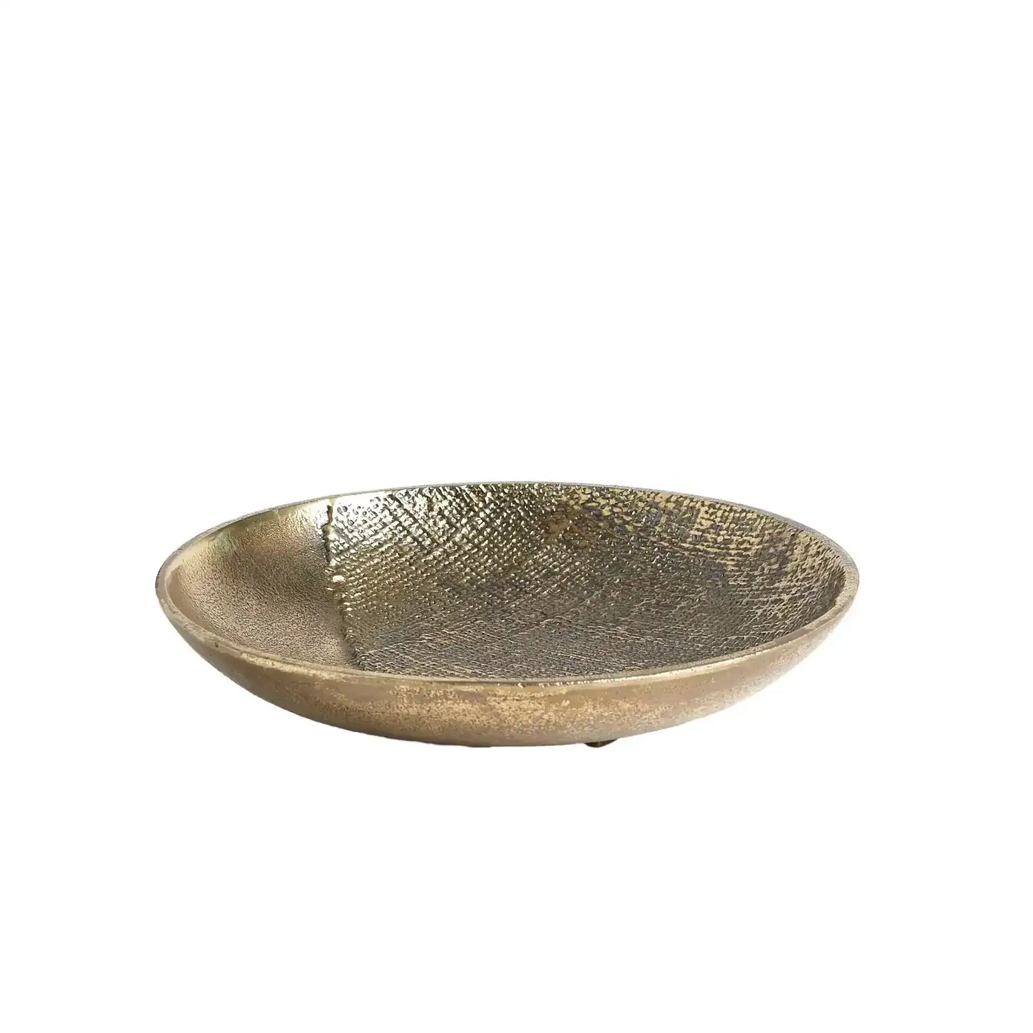 GLOBAL VIEWS LINEN ROUND TRAY - Decorative Accents