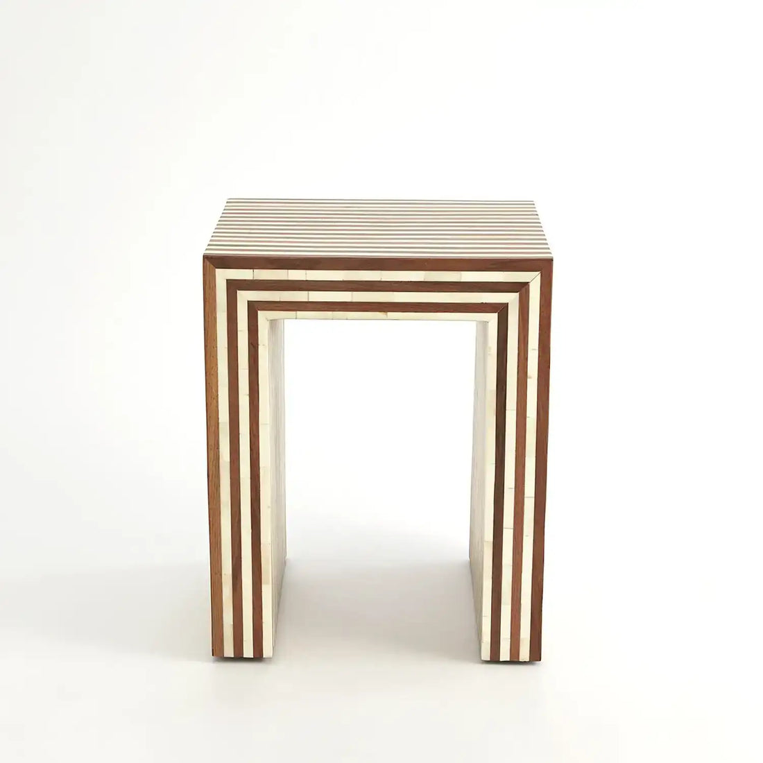 GLOBAL VIEWS SIENNA NESTING END TABLE - Side