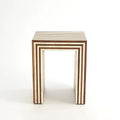 GLOBAL VIEWS SIENNA NESTING END TABLE - Side
