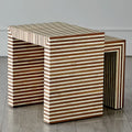 GLOBAL VIEWS SIENNA NESTING END TABLE - Side