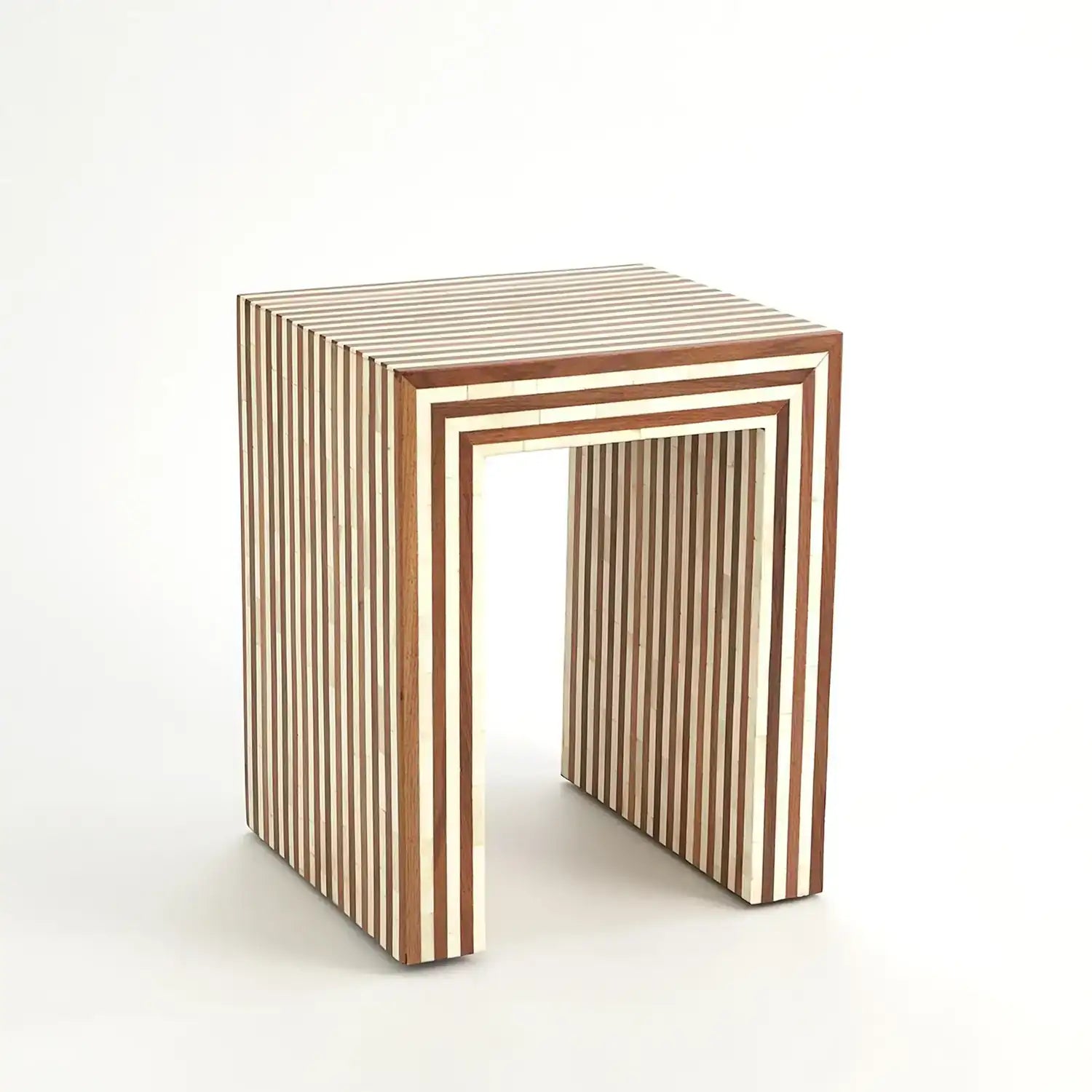 GLOBAL VIEWS SIENNA NESTING END TABLE - Side