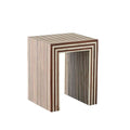 GLOBAL VIEWS SIENNA NESTING END TABLE - Side