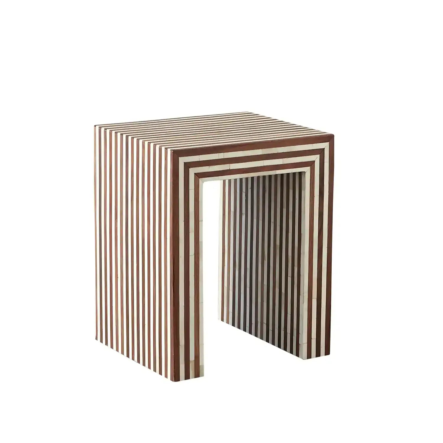 GLOBAL VIEWS SIENNA NESTING END TABLE - Side