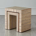 GLOBAL VIEWS SIENNA NESTING END TABLE - Side