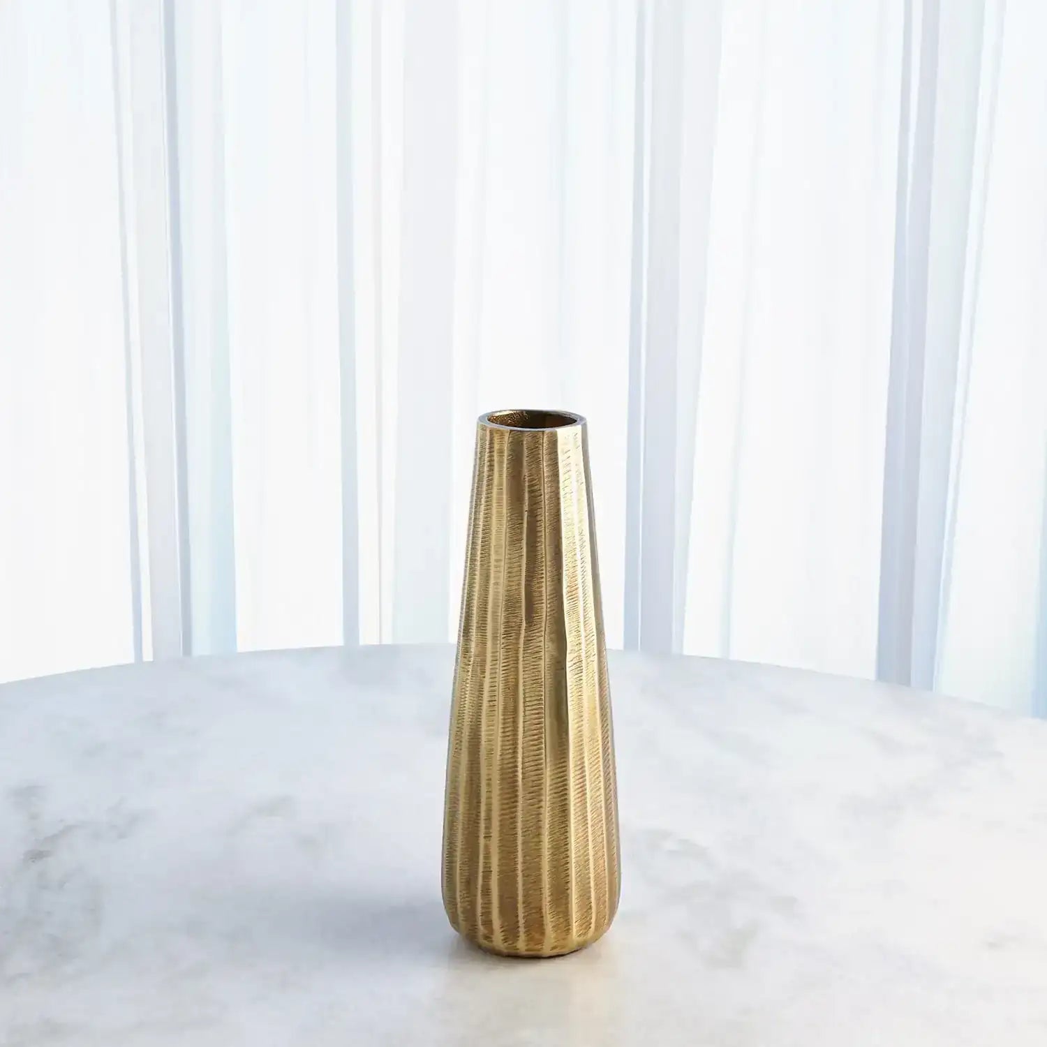 GLOBAL VIEWS CHASED ROUND VASE - Decorative Accents