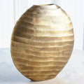 GLOBAL VIEWS CHASED OVAL VASE - Decorative Accents