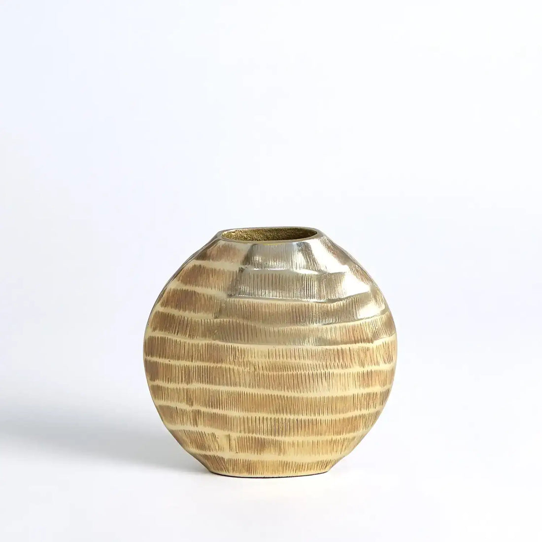 GLOBAL VIEWS CHASED OVAL VASE - Decorative Accents