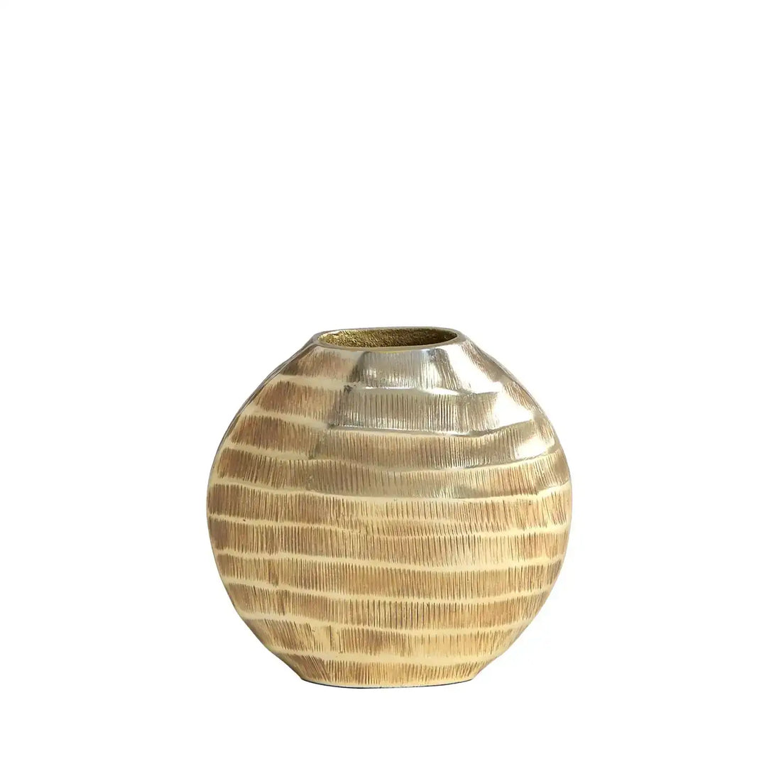 GLOBAL VIEWS CHASED OVAL VASE - Decorative Accents