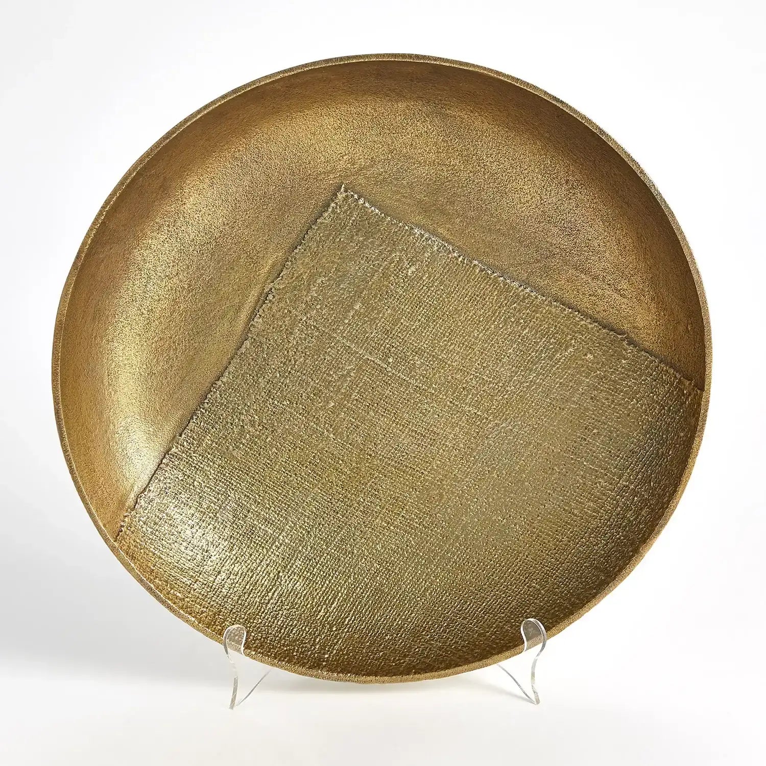 GLOBAL VIEWS LINEN ROUND TRAY - Decorative Accents