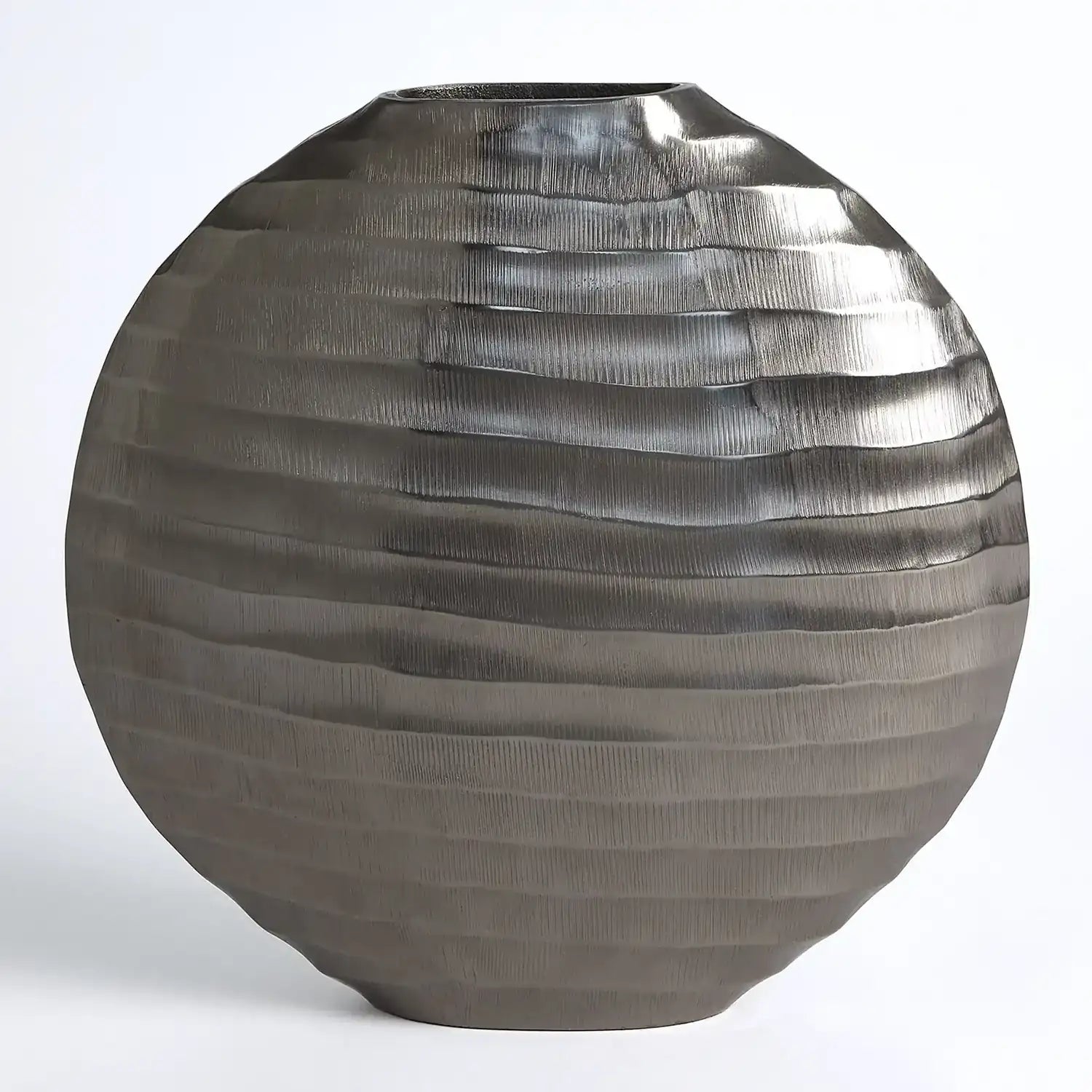 GLOBAL VIEWS CHASED OVAL VASE - Decorative Accents