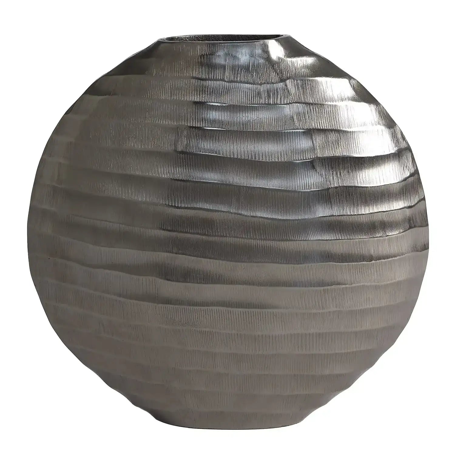 GLOBAL VIEWS CHASED OVAL VASE - Decorative Accents