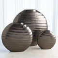 GLOBAL VIEWS CHASED OVAL VASE - Decorative Accents