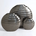 GLOBAL VIEWS CHASED OVAL VASE - Decorative Accents