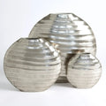 GLOBAL VIEWS CHASED OVAL VASE - Decorative Accents
