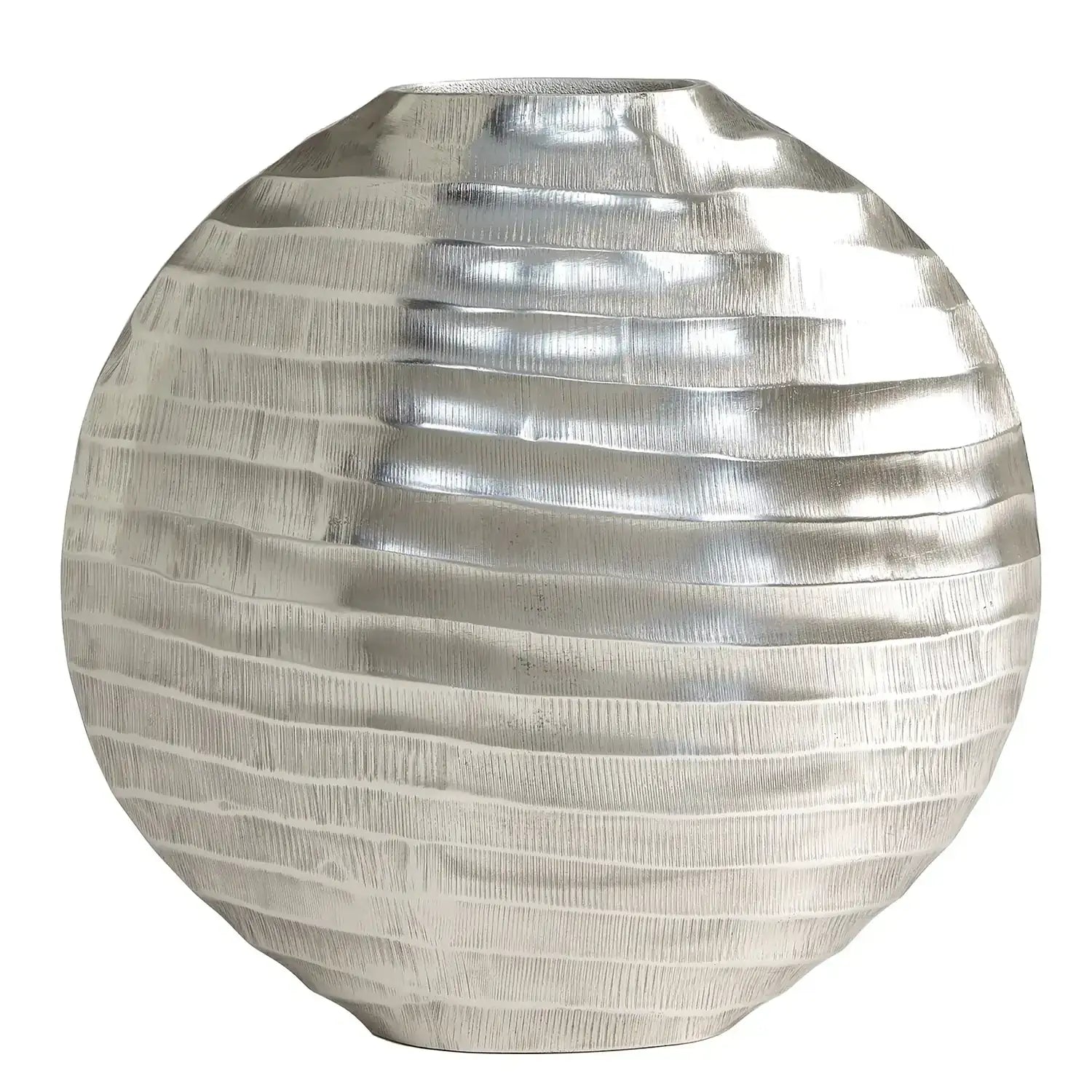 GLOBAL VIEWS CHASED OVAL VASE - Decorative Accents