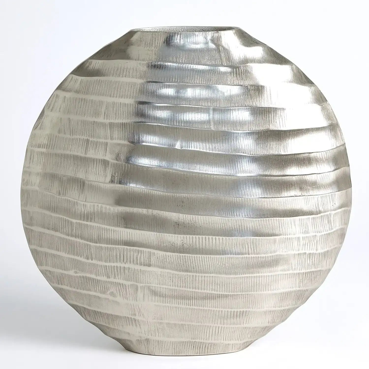 GLOBAL VIEWS CHASED OVAL VASE - Decorative Accents