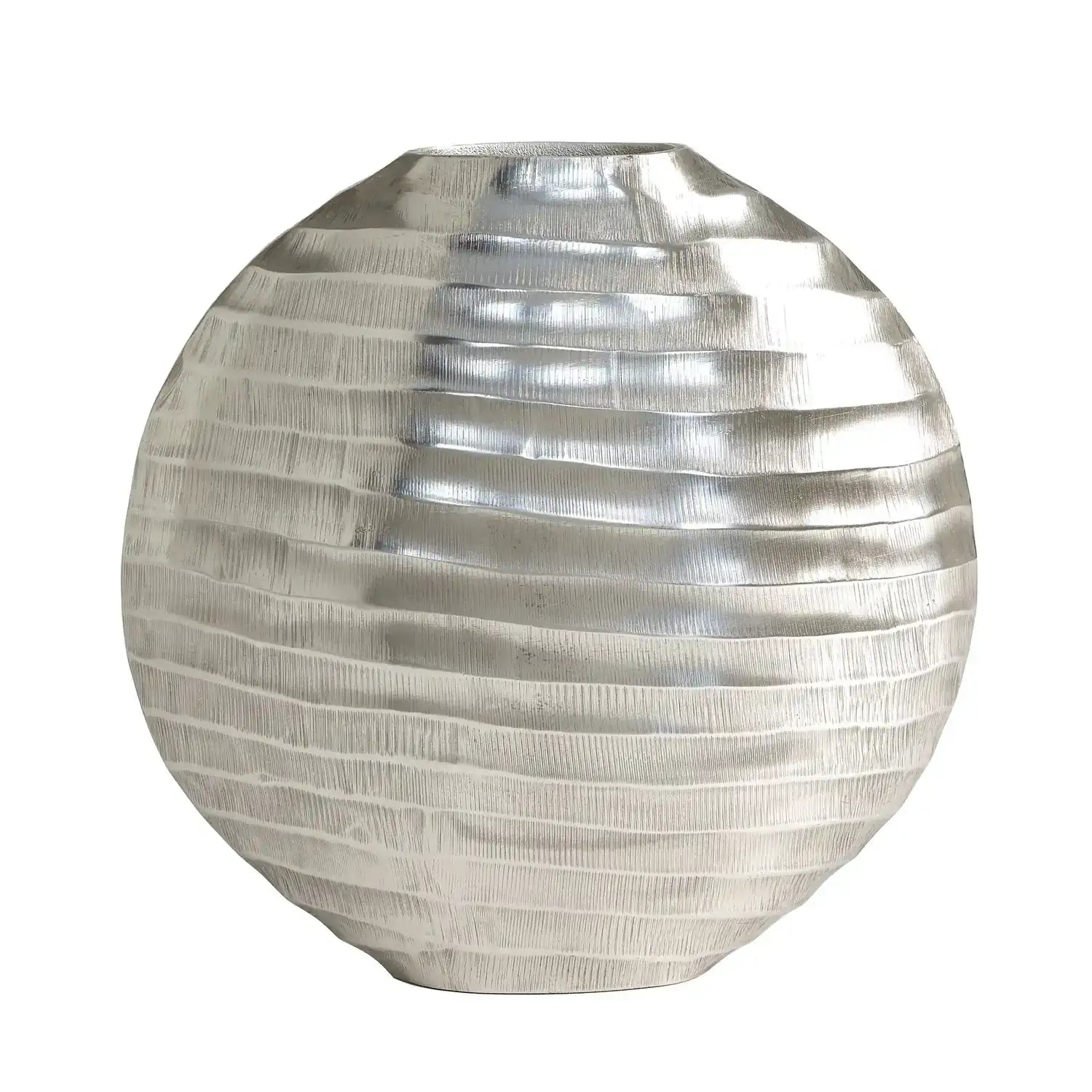 GLOBAL VIEWS CHASED OVAL VASE - Decorative Accents