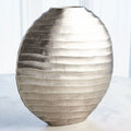 GLOBAL VIEWS CHASED OVAL VASE - Decorative Accents