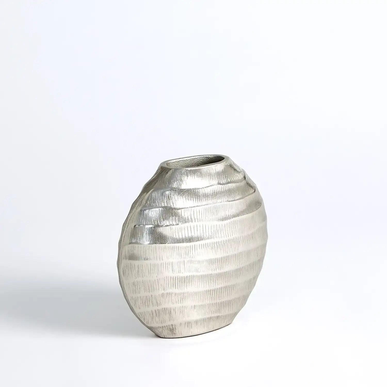 GLOBAL VIEWS CHASED OVAL VASE - Decorative Accents