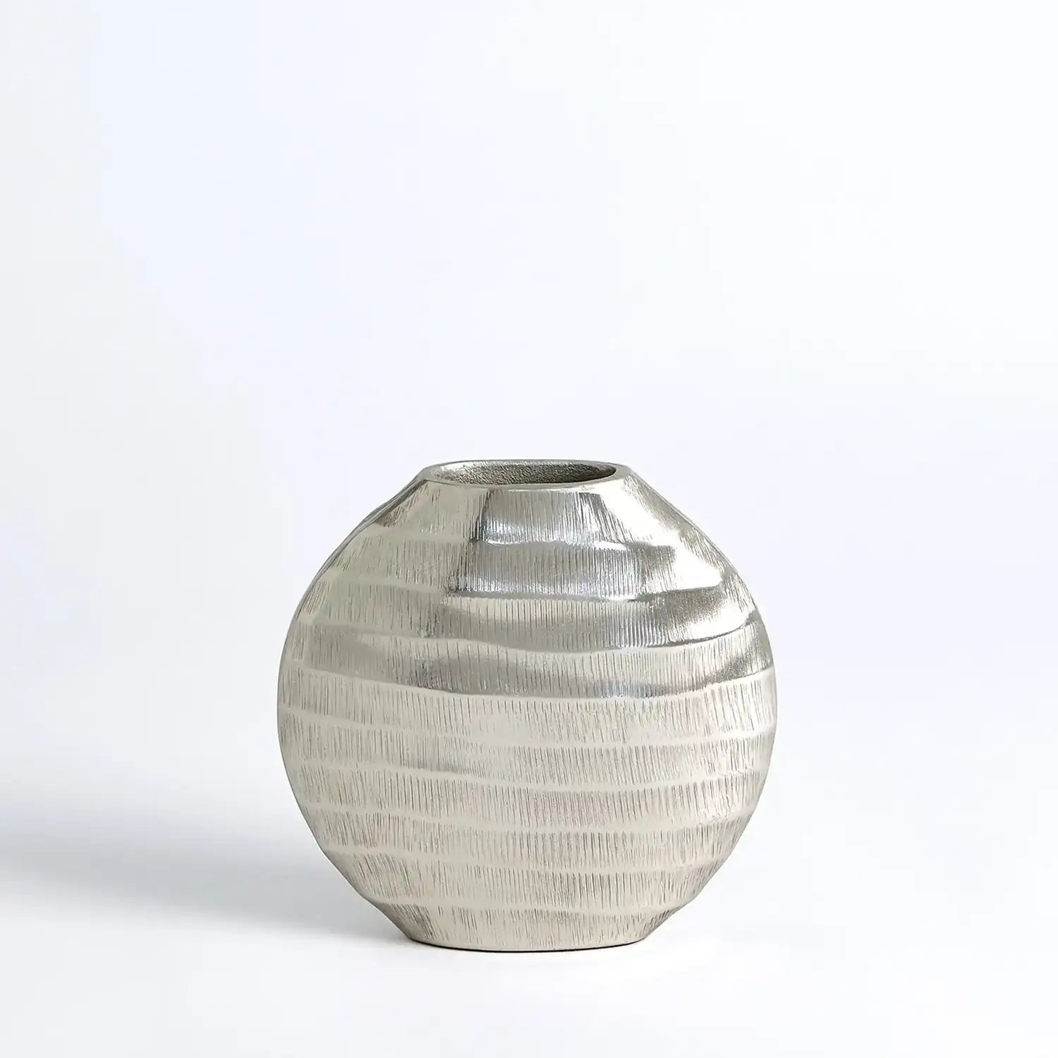 GLOBAL VIEWS CHASED OVAL VASE - Decorative Accents