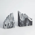 GLOBAL VIEWS PAIR MOUNTAIN SUMMIT BOOKENDS - Decorative Accents