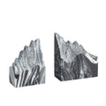 GLOBAL VIEWS PAIR MOUNTAIN SUMMIT BOOKENDS - Decorative Accents