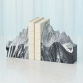 GLOBAL VIEWS PAIR MOUNTAIN SUMMIT BOOKENDS - Decorative Accents