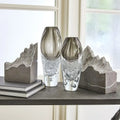GLOBAL VIEWS PAIR MOUNTAIN SUMMIT BOOKENDS - Decorative Accents