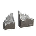 GLOBAL VIEWS PAIR MOUNTAIN SUMMIT BOOKENDS - Decorative Accents