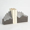 GLOBAL VIEWS PAIR MOUNTAIN SUMMIT BOOKENDS - Decorative Accents