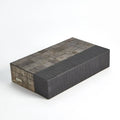 GLOBAL VIEWS GILLES RIBBED HORN/RESIN BOX - Decorative Accents
