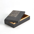GLOBAL VIEWS GILLES RIBBED HORN/RESIN BOX - Decorative Accents