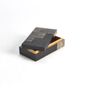 GLOBAL VIEWS GILLES RIBBED HORN/RESIN BOX - Decorative Accents