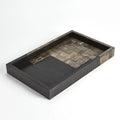 GLOBAL VIEWS GILLES RIBBED HORN/RESIN TRAY - Decorative Accents