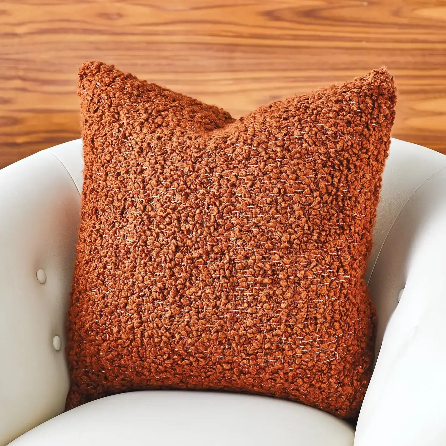 GLOBAL VIEWS TEXTURED BOUCLE PILLOW - Decorative Accents