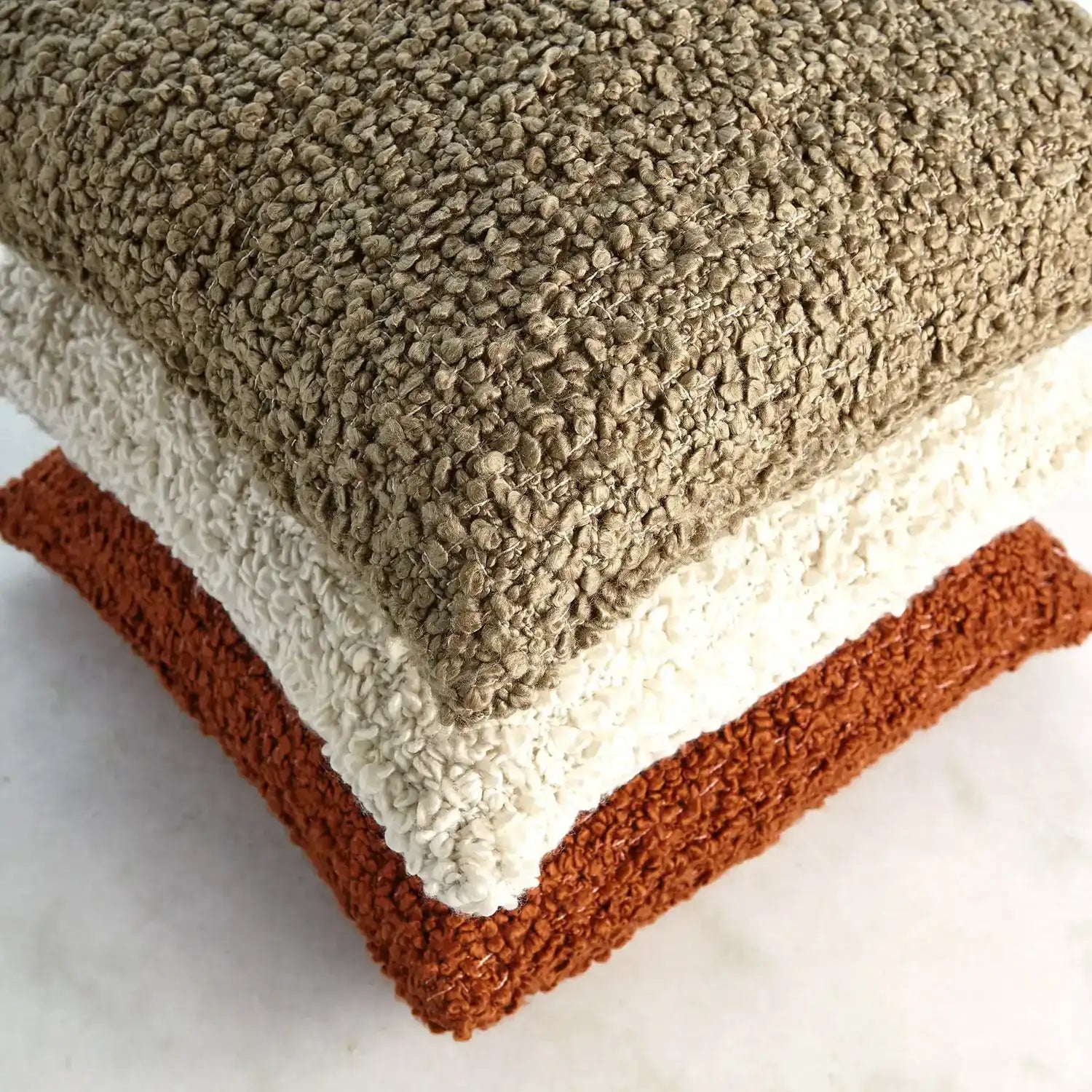 GLOBAL VIEWS TEXTURED BOUCLE PILLOW - Decorative Accents
