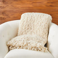 GLOBAL VIEWS TEXTURED BOUCLE THROW - Decorative Accents