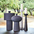 GLOBAL VIEWS ROUND TOP CANDLE STAND - Decorative Accents