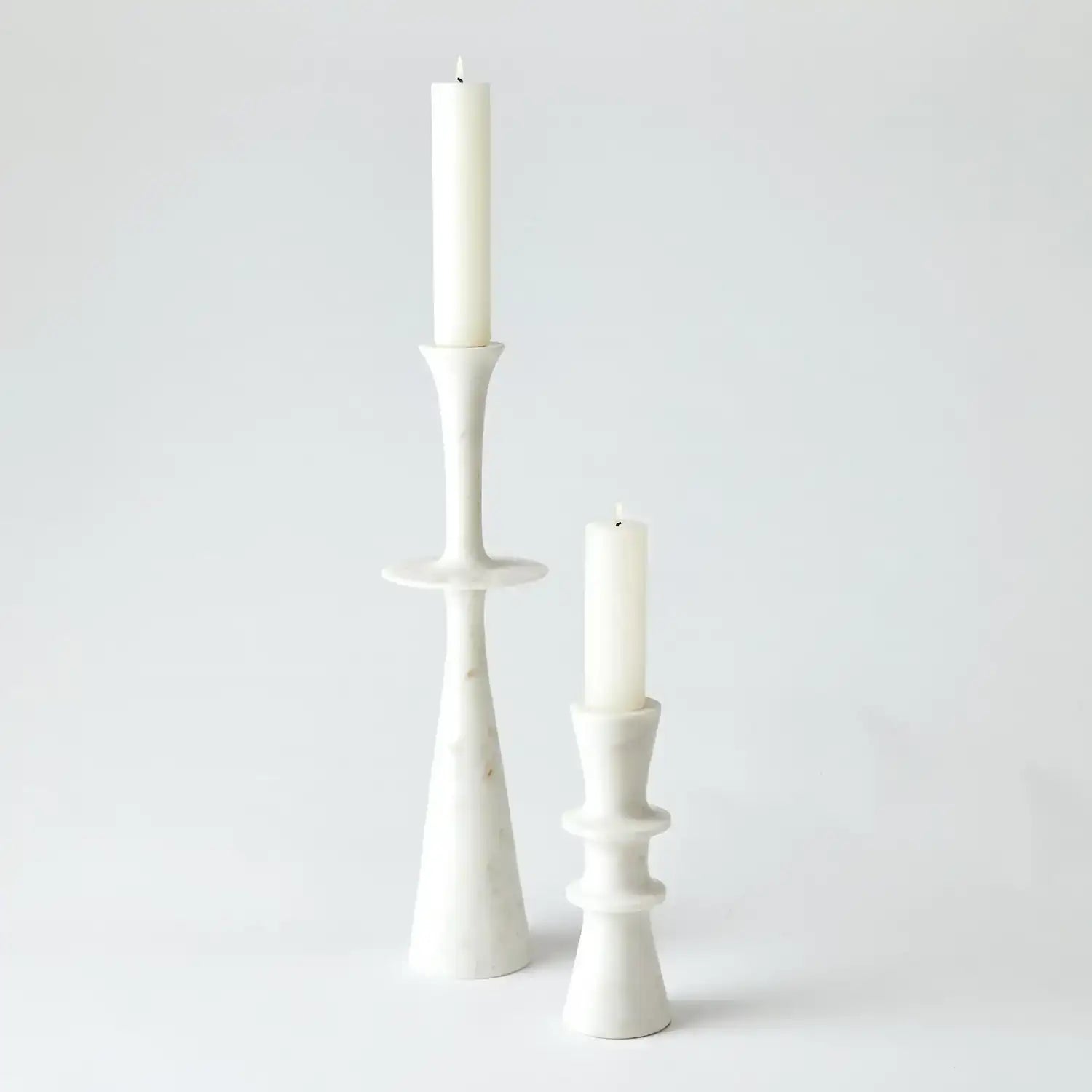 GLOBAL VIEWS DOUBLE FLAIR CANDLE STAND - Decorative Accents