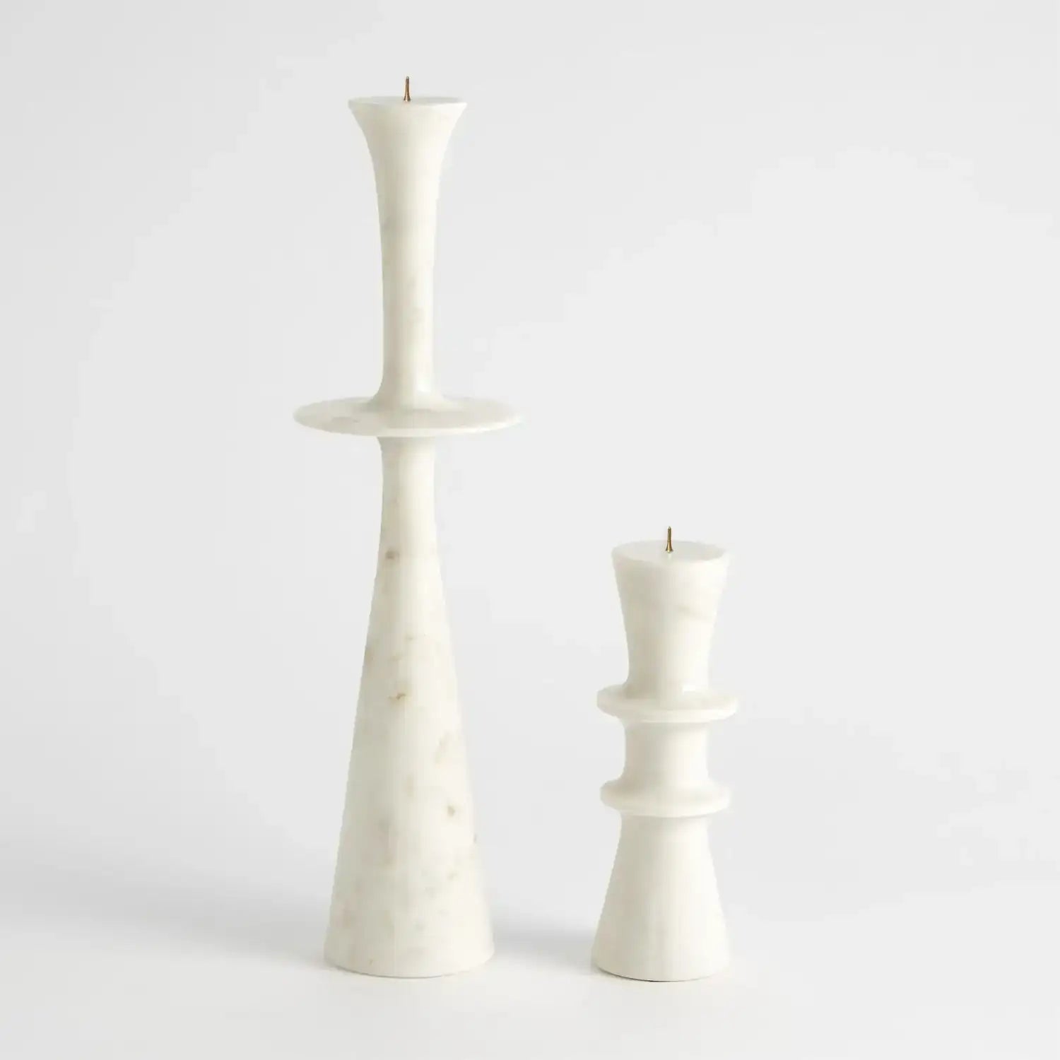 GLOBAL VIEWS DOUBLE FLAIR CANDLE STAND - Decorative Accents