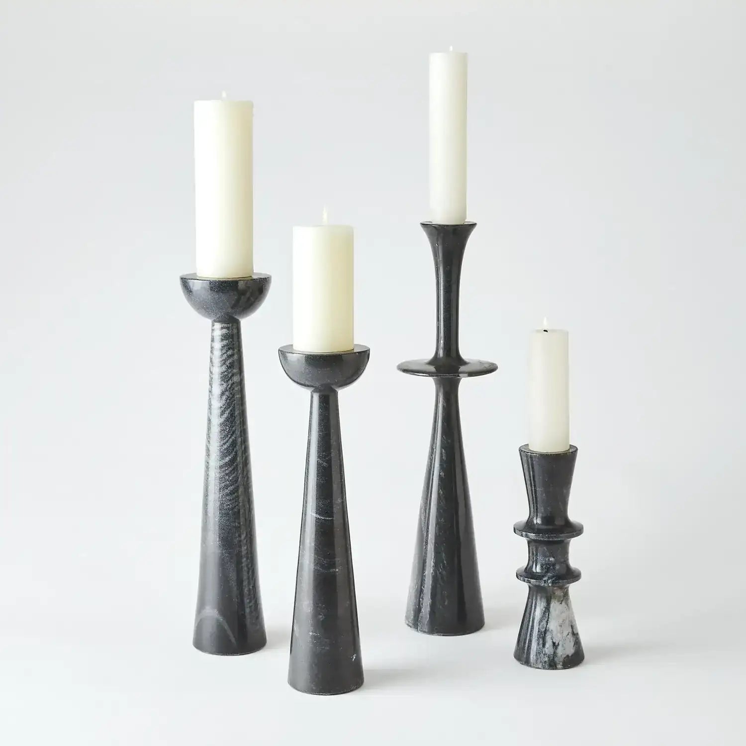 GLOBAL VIEWS ROUND TOP CANDLE STAND - Decorative Accents