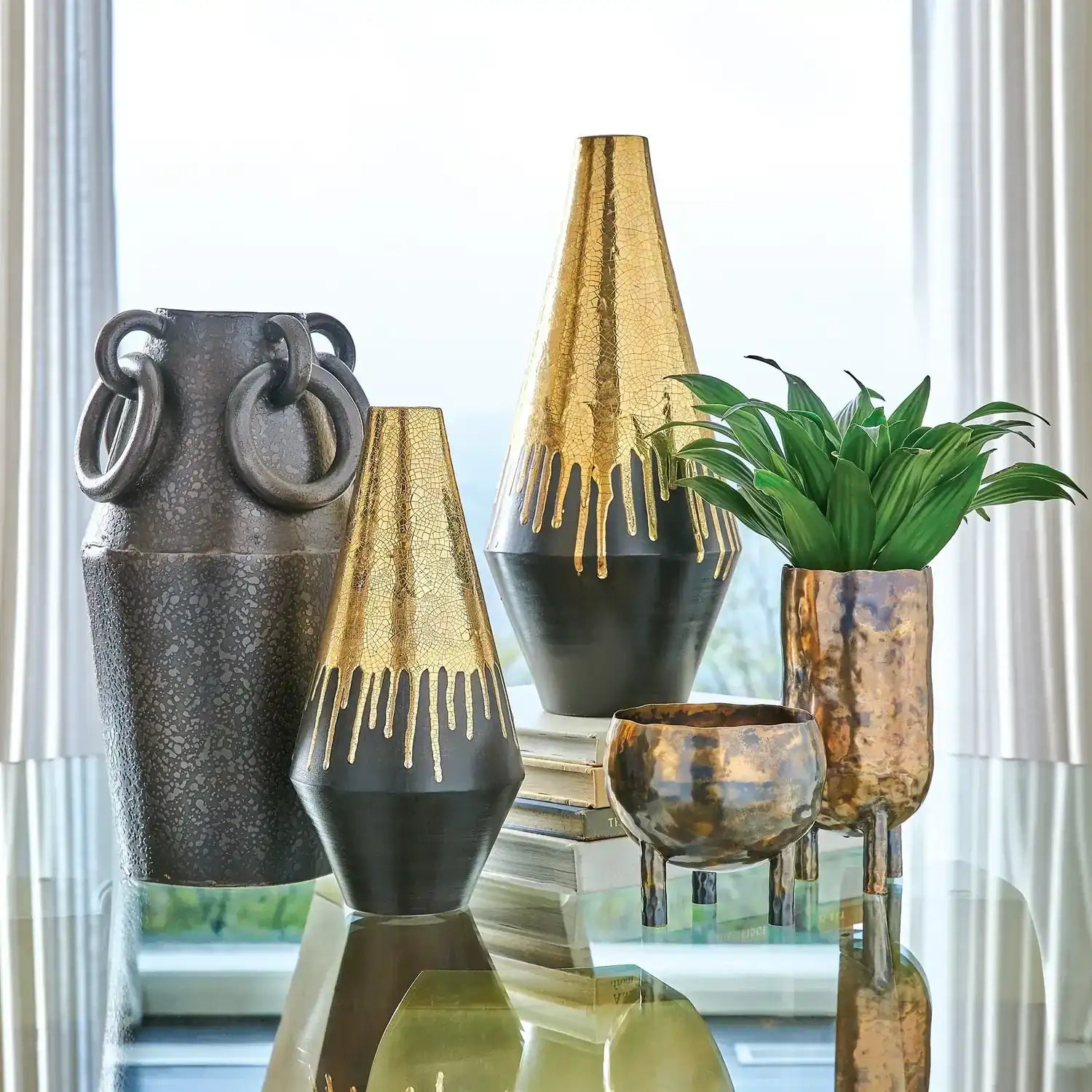 GLOBAL VIEWS ALCHEMY CONTAINER - Decorative Accents