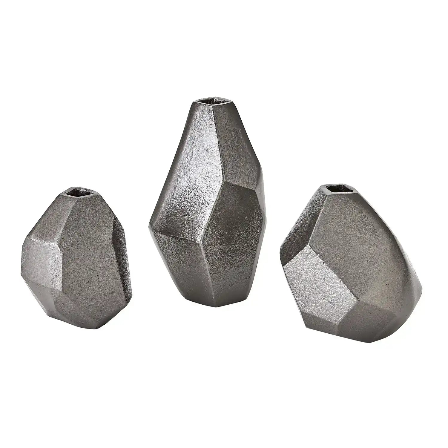 GLOBAL VIEWS S/3 GEO VASES - Decorative Accents