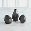GLOBAL VIEWS S/3 GEO VASES - Decorative Accents