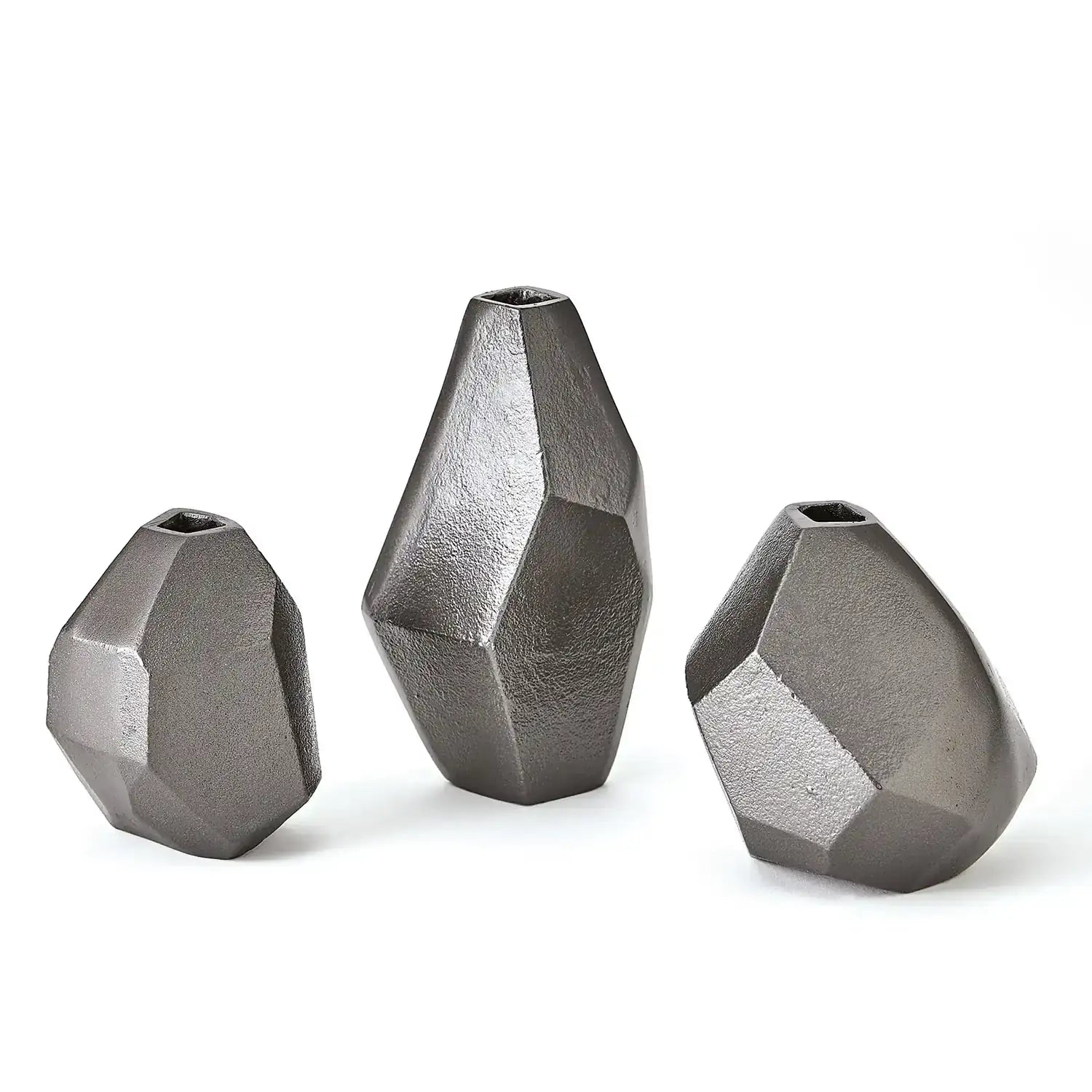 GLOBAL VIEWS S/3 GEO VASES - Decorative Accents