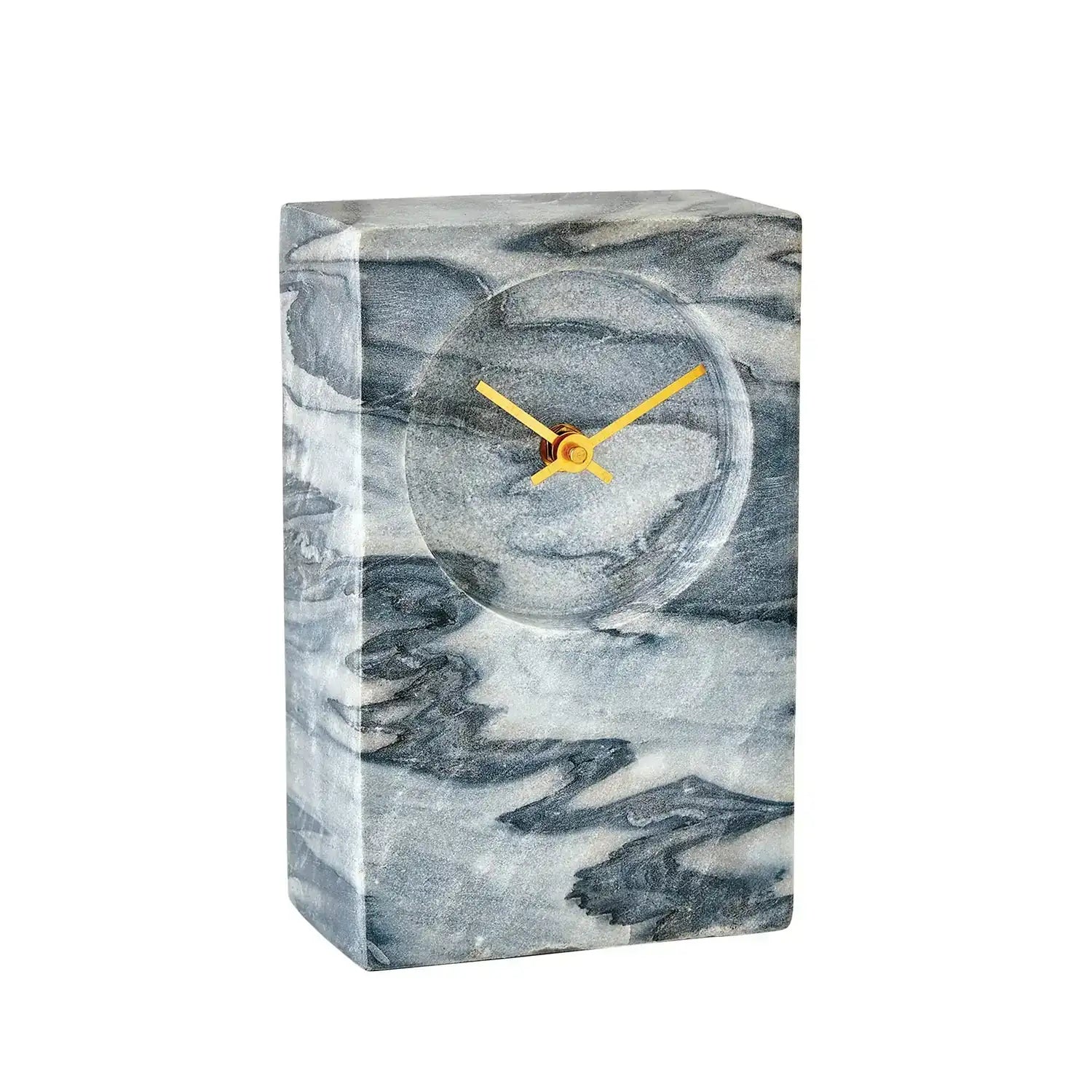 GLOBAL VIEWS MARBLE TOWER CLOCK - Decorative Accents