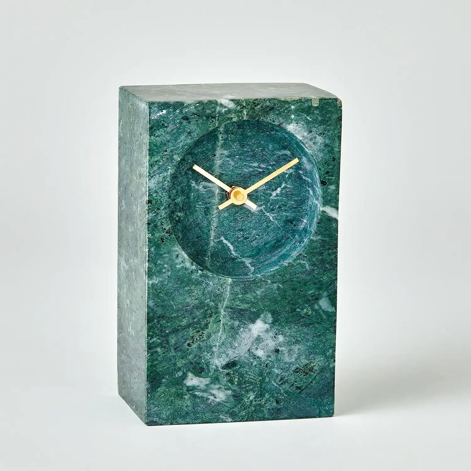 GLOBAL VIEWS MARBLE TOWER CLOCK - Decorative Accents
