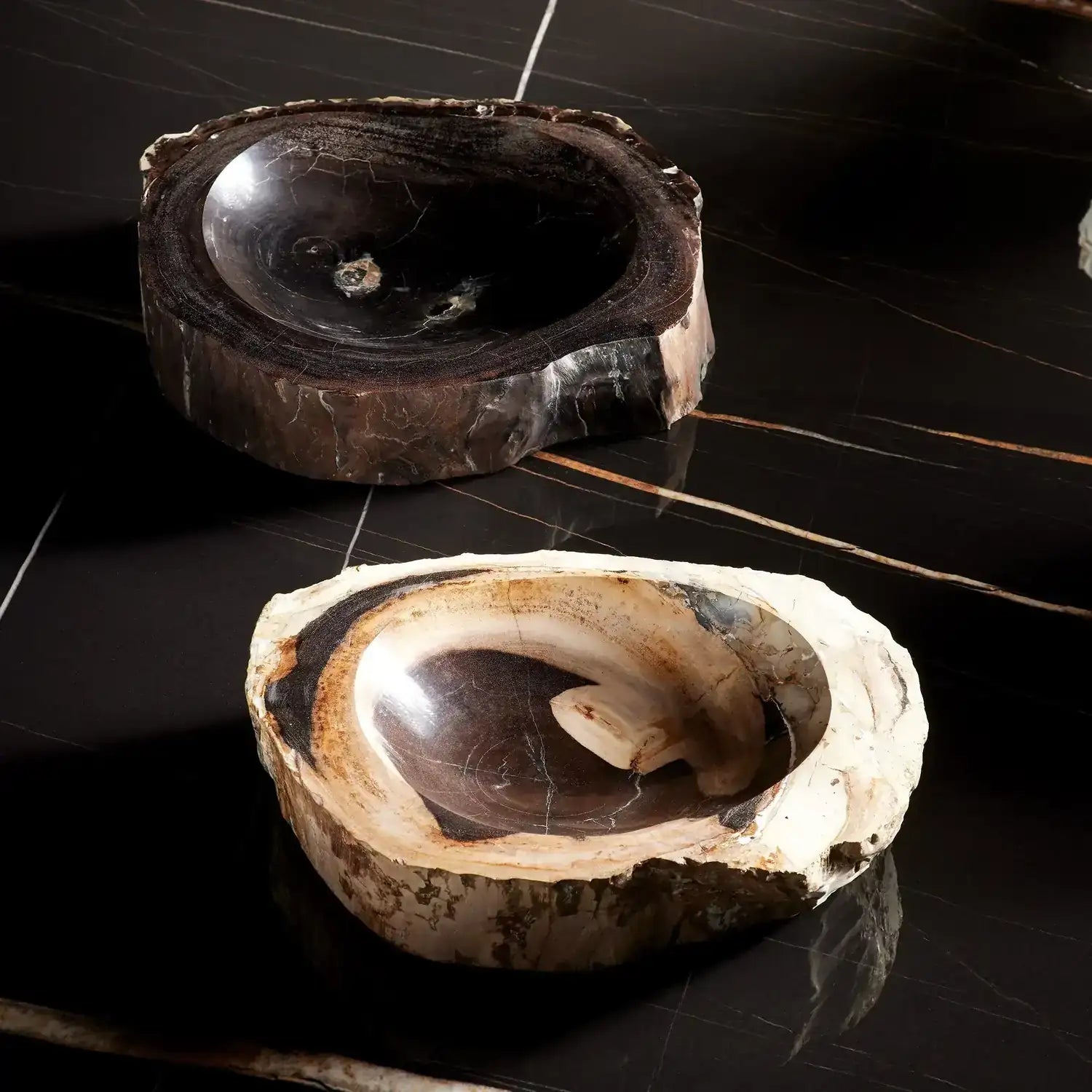 GLOBAL VIEWS PETRIFIED BOWL - Decorative Accents