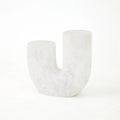 GLOBAL VIEWS MARBLE TUBE TABLE - Side
